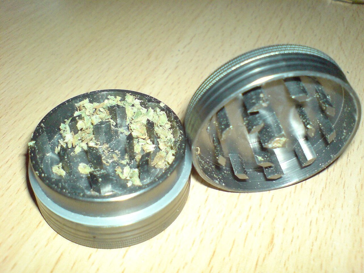4-Part Grinder — hybrid grinders & ashtrays from Greens Karing Kind, Los Angeles