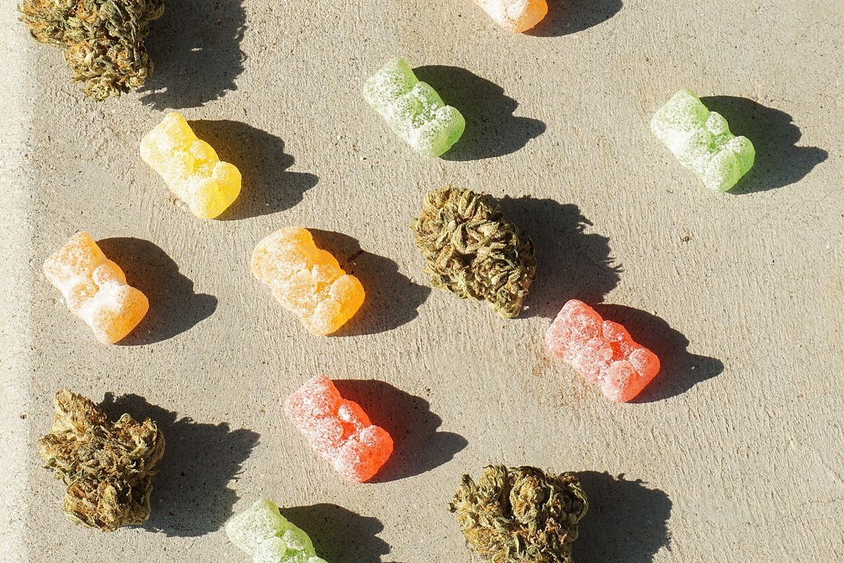 Pomegranate Gummies — indica cannabis edibles from Greens Karing Kind, Los Angeles