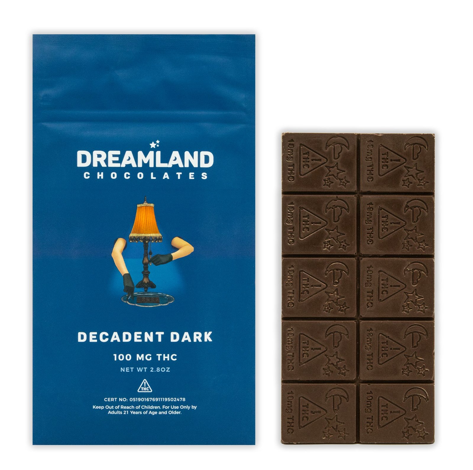 Coconut Chocolate — hybrid cannabis edibles from Karing Kind, Los Angeles