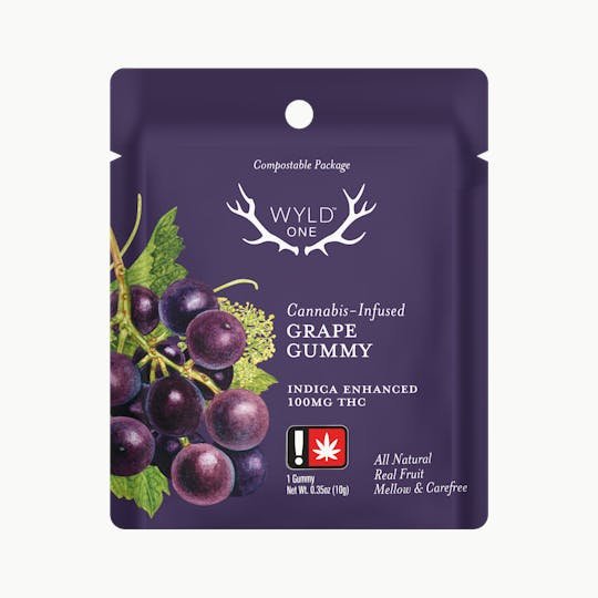 Grape Soda Gummies — hybrid cannabis edibles from Karing Kind, Los Angeles